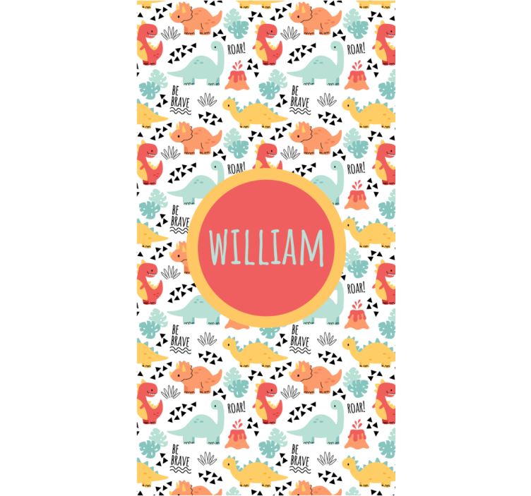 Maži dinozaurai su apskritimo pavadinimu Roletai dinozauras - „Tenstickers“