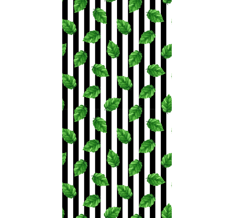 Lapinis dryžuotas raštas Roletai gėlės ir augalai - „Tenstickers“