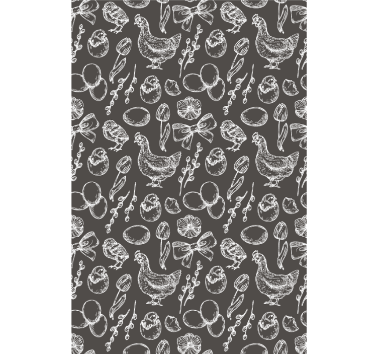 žavingi vištienos raštai Roletai gyvūnai - „Tenstickers“