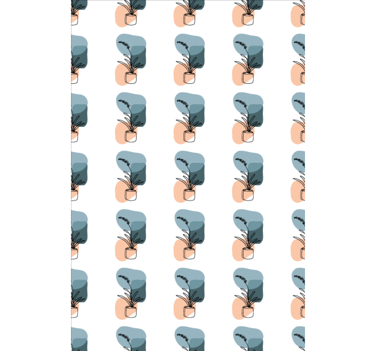 Minimalistinis orchidėjų dizainas Roletai gėlių - „Tenstickers“