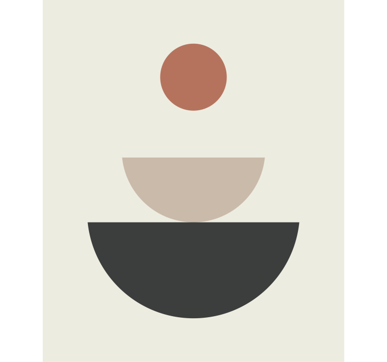 Fontanas abstraktus geometrinis meno roletai paveikslas - „Tenstickers“