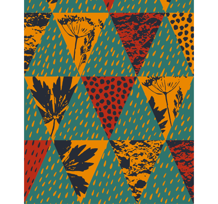 Geometrinis gėlių raštas Roletai modernus - „Tenstickers“