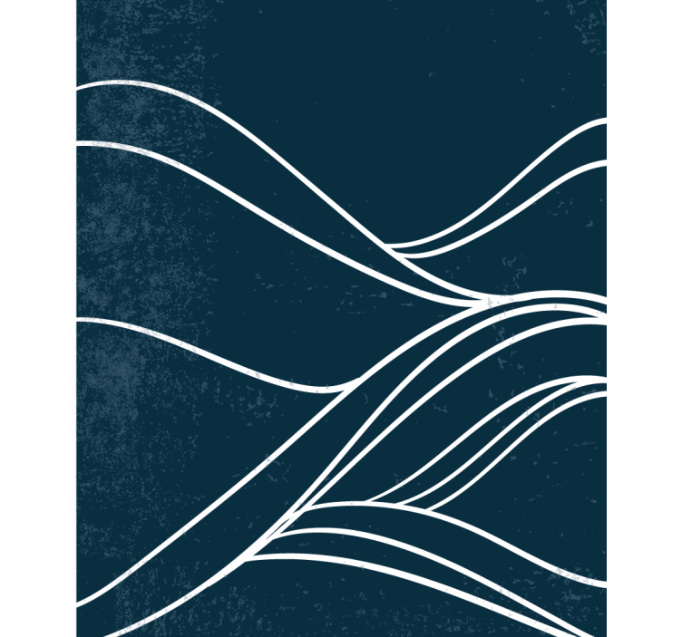 Skysčių linijų raštai Roletai juoda - „Tenstickers“