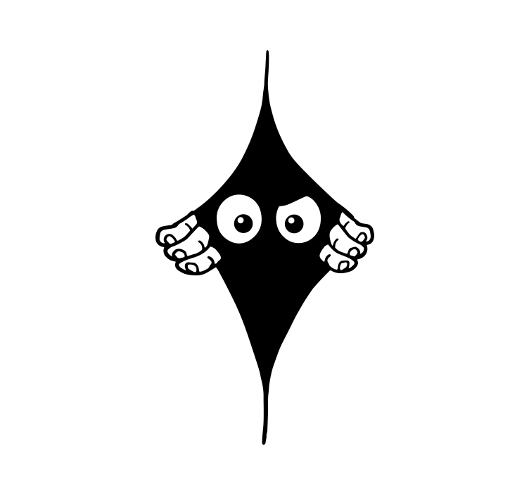 Juokingi vienspalviai žvilgčiojantys roletai - „Tenstickers“