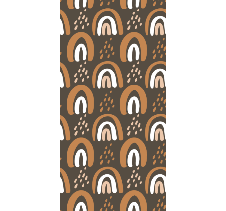 Piešė žemiškas vaivorykštes Roletai vaiku kambariui - „Tenstickers“