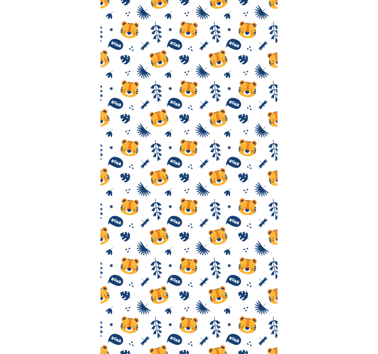 Tigro kūdikių veidai Roletai vaiku kambariui - „Tenstickers“