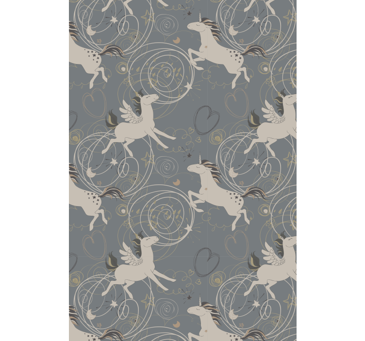 Magiškas vienaragių raštas Roletai vaiku kambariui - „Tenstickers“