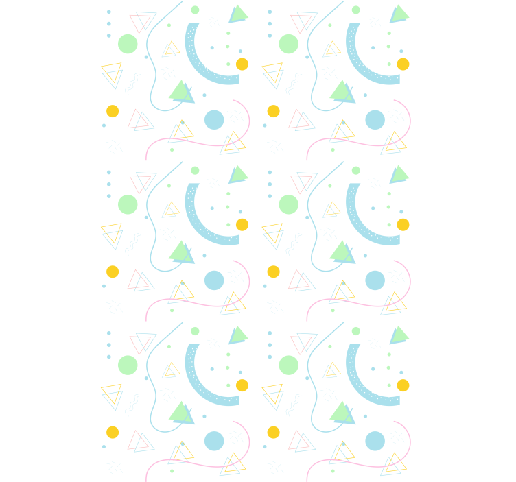 Geometrinių figūrų masyvas Roletai modernus - „Tenstickers“