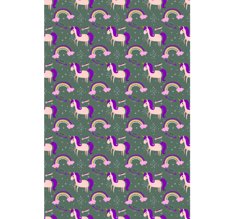 Purpurinis vienaragio raštas Roletai vaiku kambariui - „Tenstickers“