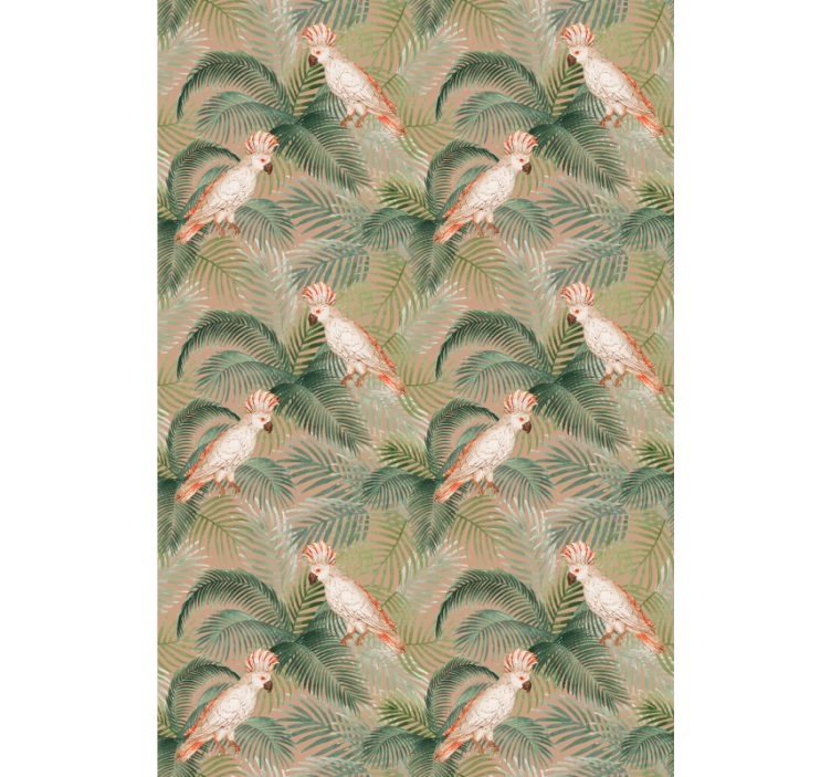 Kakadu ir lapai Roletai gyvūnai - „Tenstickers“