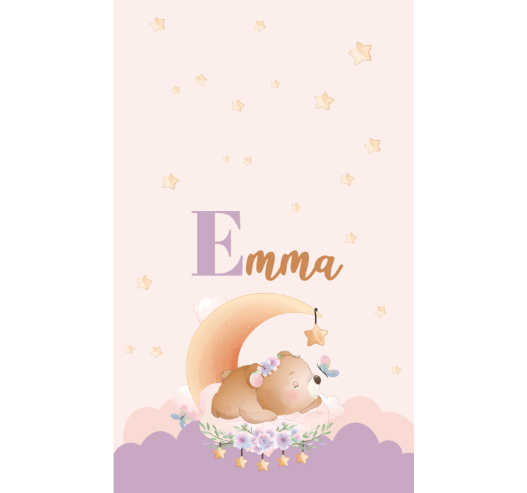 Miegantis lokys su vardu Roletai vaiku kambariui - „Tenstickers“