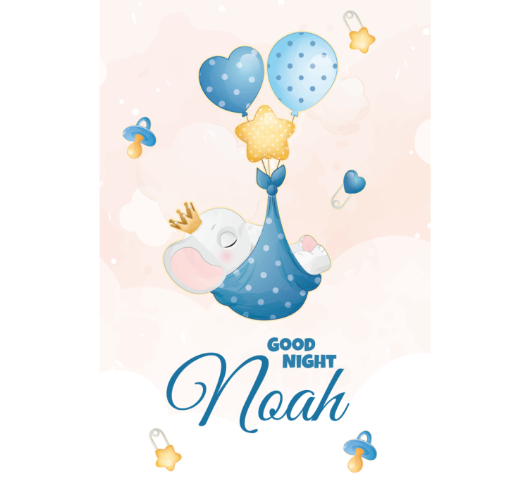 Labanakt dramblys su vardu Roletai vaiku kambariui - „Tenstickers“