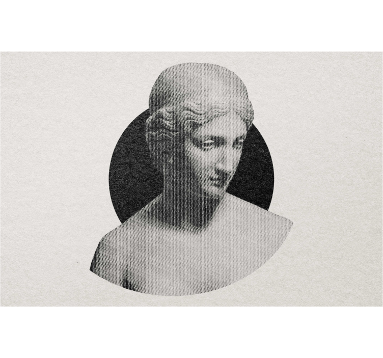 Tradicinės skulptūros biustas roletai su piešiniu - „Tenstickers“