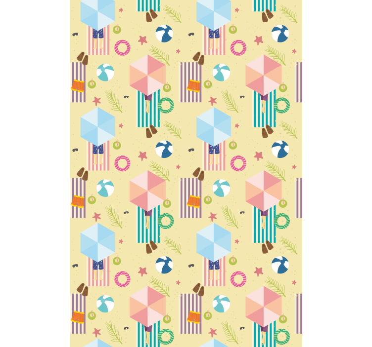 Paplūdimio skėčio motyvas Roletai linksma - „Tenstickers“