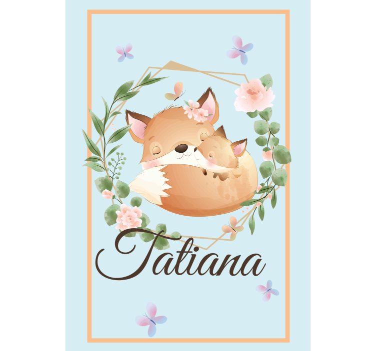 Lapių šeima su vardu Roletai vaiku kambariui - „Tenstickers“