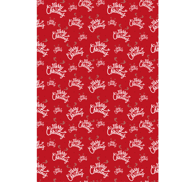 Linksmų kalėdų modelis Roletai su tekstu - „Tenstickers“