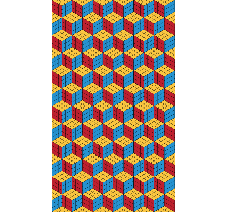 Spalvingas kubo raštas Roletai moksiukas - „Tenstickers“