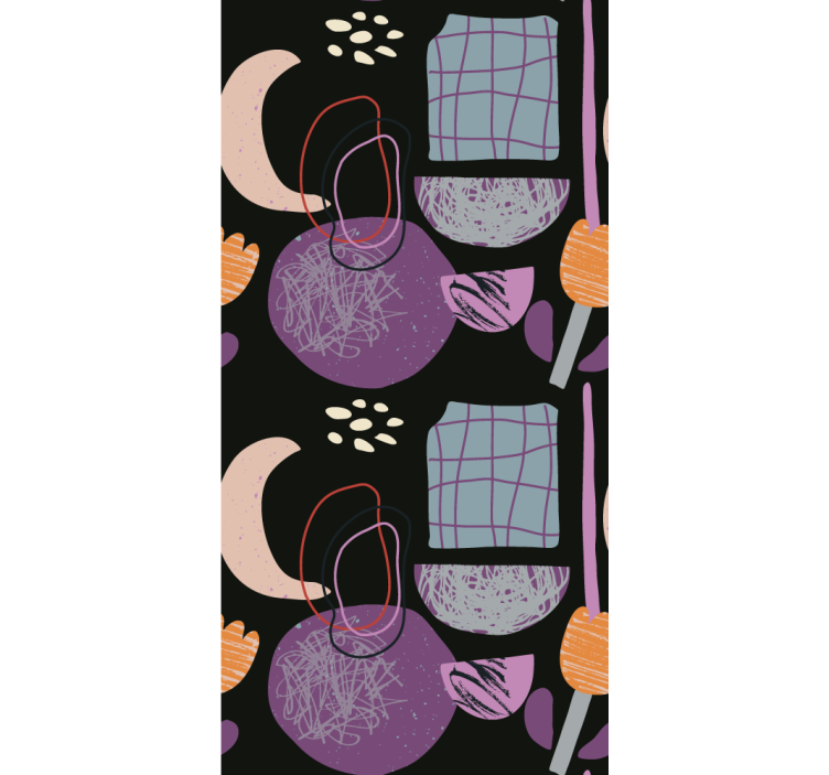 Abstrakčios formos modelis Roletai modernus - „Tenstickers“