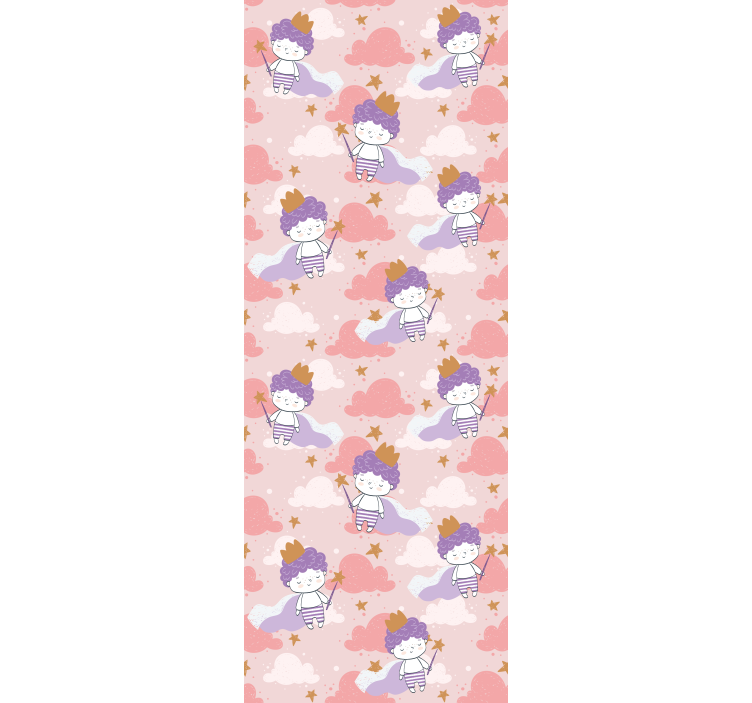 Mielos princesės ir debesys Roletai vaiku kambariui - „Tenstickers“