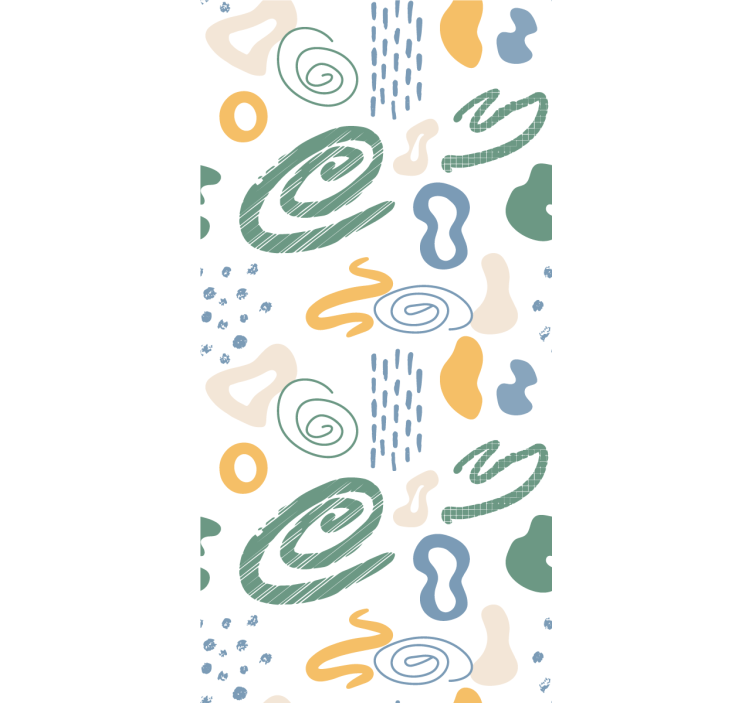 Abstrakčios tapytos figūros Roletai modernus - „Tenstickers“