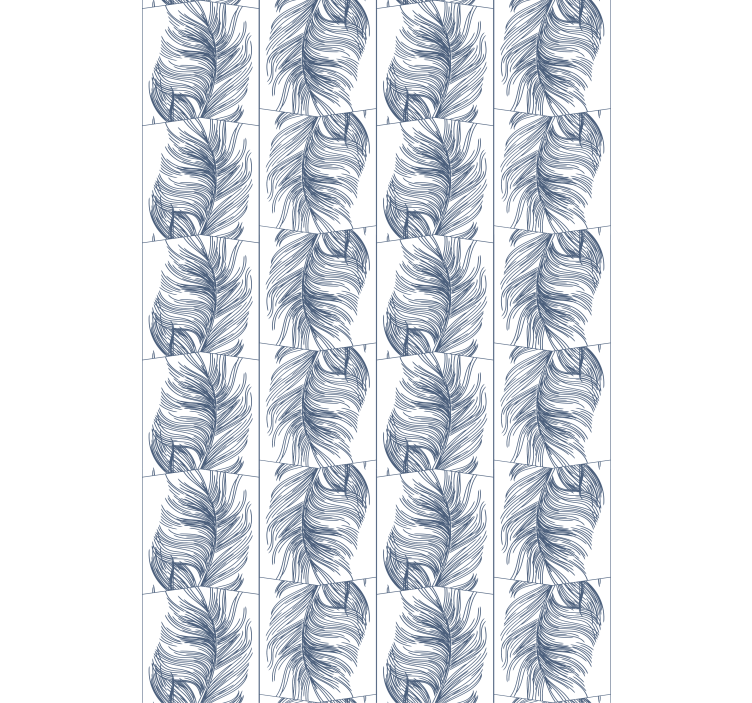 Stilizuoti smėlio spalvos lapai Roletai gėlės ir augalai - „Tenstickers“