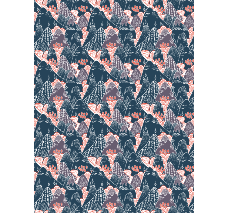 Kalnas ir upės Roletai šiaurietiškas - „Tenstickers“