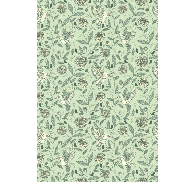 žavingas gėlių dizainas Roletai gėlės ir augalai - „Tenstickers“