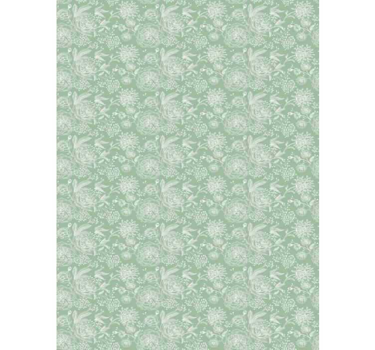 Subtilūs augaliniai elementai Roletai gėlės ir augalai - „Tenstickers“