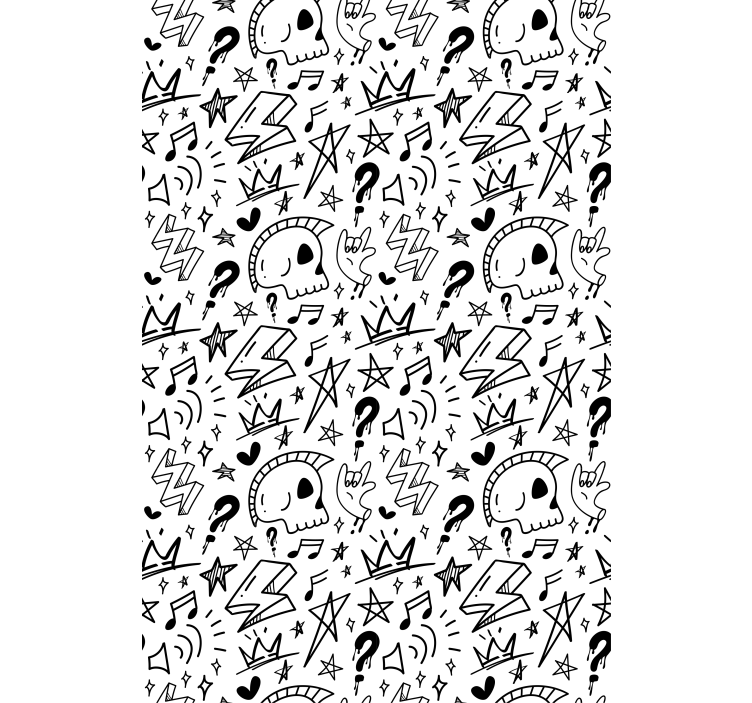 šaunus ženklų modelis paauglių roletai - „Tenstickers“