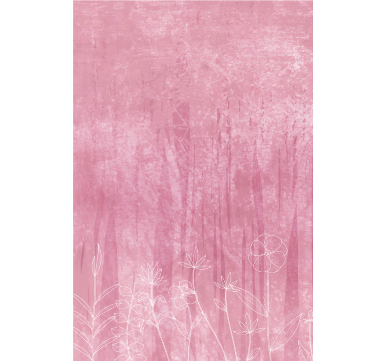 Gėlių silueto dizainas Roletai gėlės ir augalai - „Tenstickers“