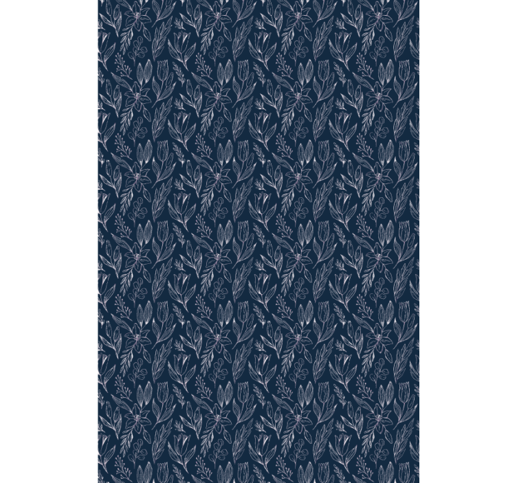 Gėlių motyvo elegancija Roletai gėlės ir augalai - „Tenstickers“