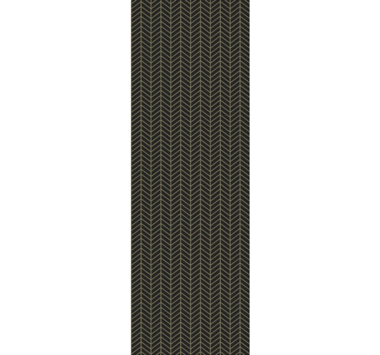 Roletai elegantiškas tamsiai rudas su auksinėmis linijomis - „Tenstickers“