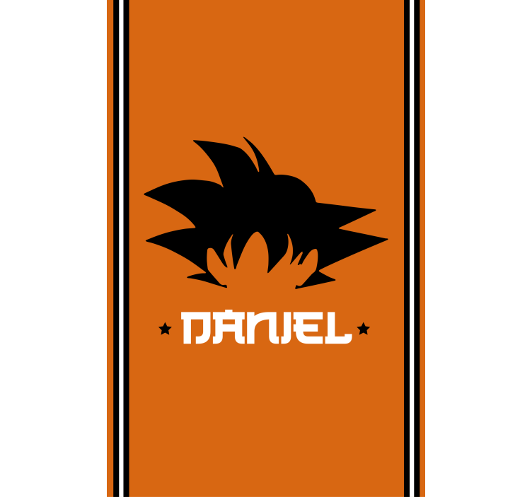 Goku personalizuojamas Roletai super herojus - „Tenstickers“