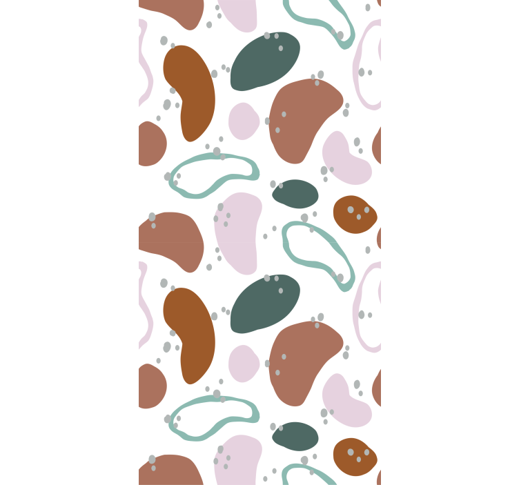 Netaisyklingos abstrakčios formos rašto roletai - „Tenstickers“