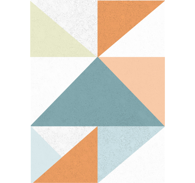 Geometrinis trikampis modelis Roletai modernus - „Tenstickers“