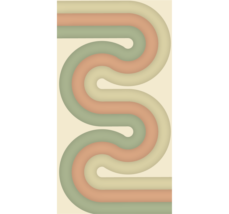 Lenktos linijos raštas Roletai svetainė - „Tenstickers“