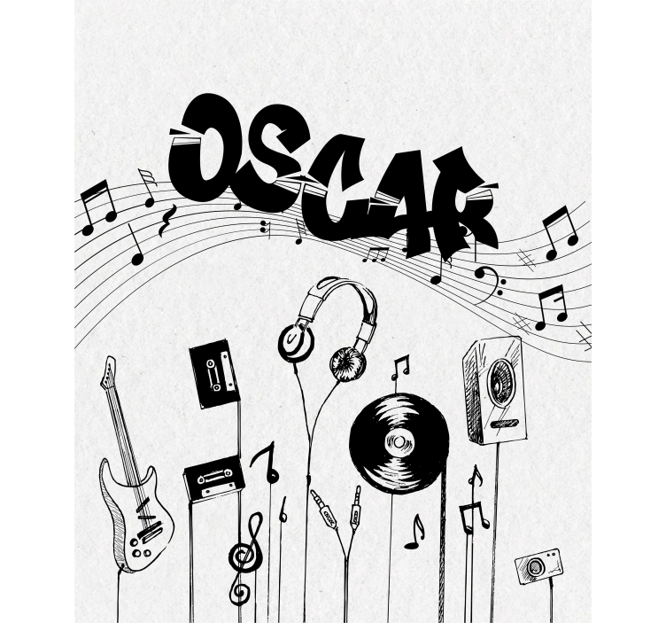 Muzika pagal individualų užsakymą atspausdintas lango atspalvis - „Tenstickers“