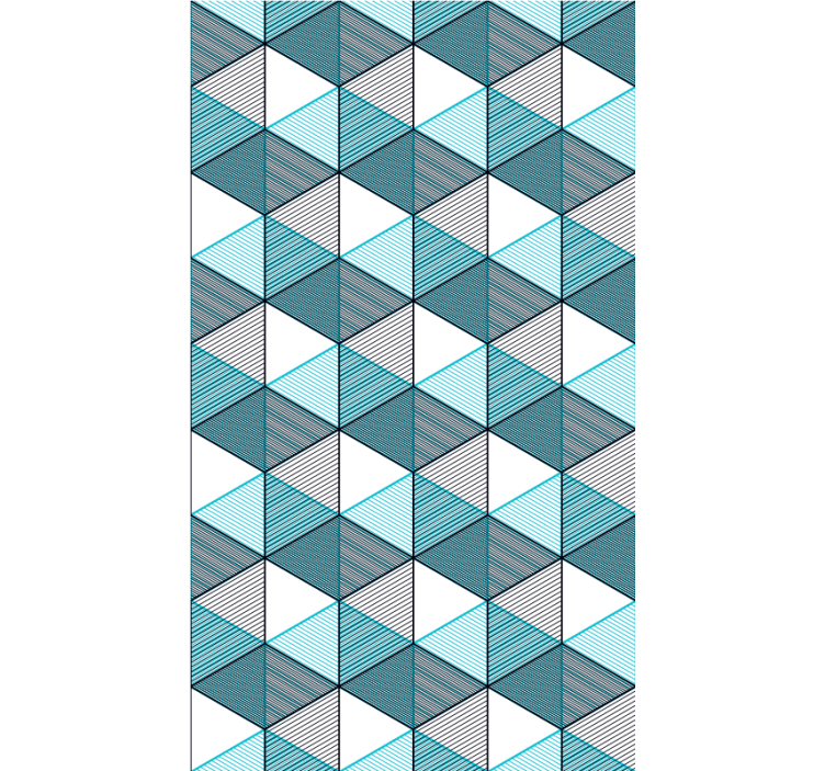 Geo kubo iliuzijos tekstūros ir raštai roletai - „Tenstickers“