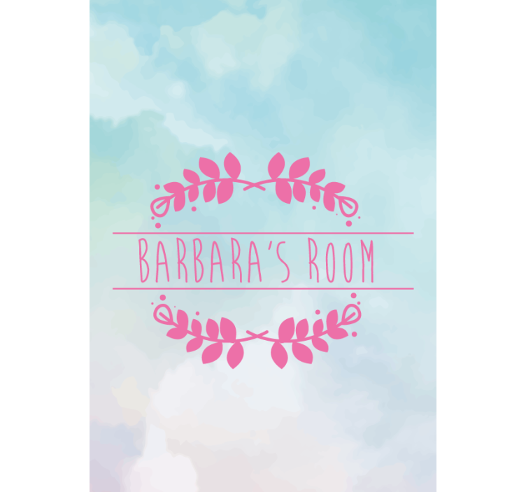 Vardu kambarysVardinamasis kambarys Roletai vaiku kambariui - „Tenstickers“