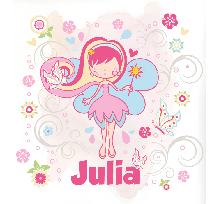 Fėja su drugeliais Roletai suasmenintas - „Tenstickers“