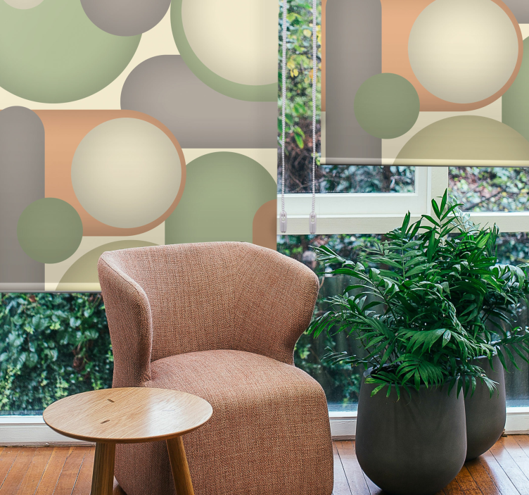 Geometrinio apskritimo išdėstymas Roletai modernus - „Tenstickers“