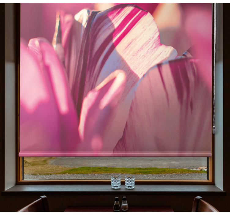 Abstrakti gėlių esencija vienspalviai roletai - „Tenstickers“