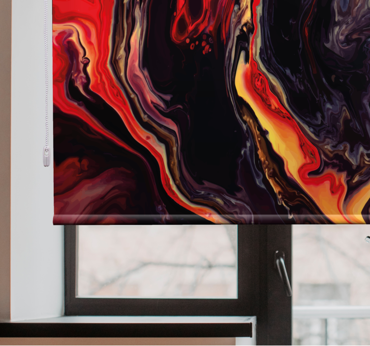 Besisukanti raudona ir juoda Roletai tekstūra ir raštas - „Tenstickers“