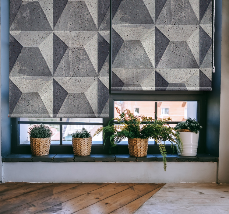 béton brut tekstūra Roletai modernus - „Tenstickers“