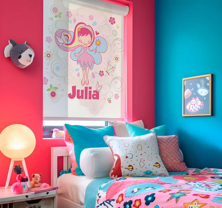 Fėja su drugeliais Roletai suasmenintas - „Tenstickers“