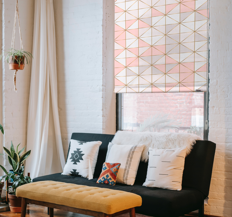 Geo deimantų tekstūros ir raštai roletai - „Tenstickers“