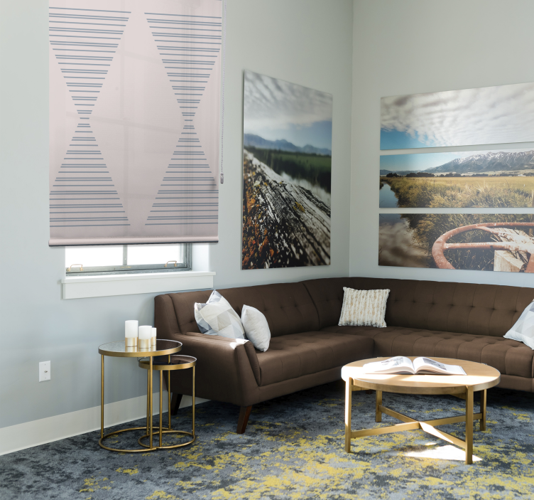 Elegantiškas dryžuotas raštas Roletai modernus - „Tenstickers“