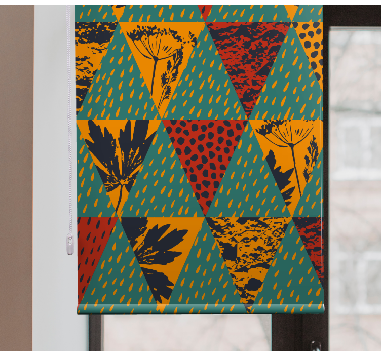 Geometrinis gėlių raštas Roletai modernus - „Tenstickers“