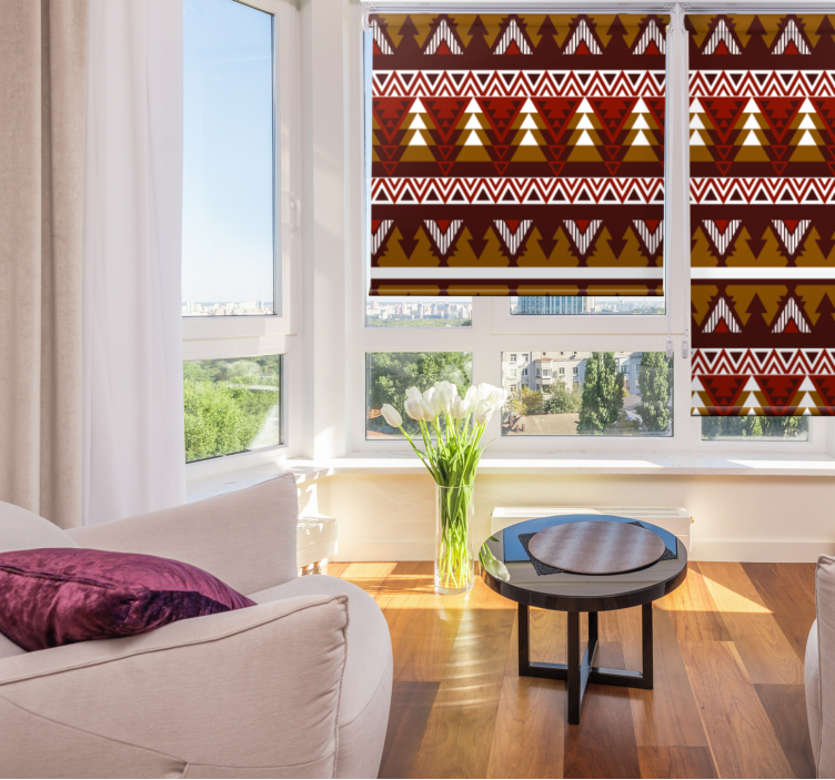 Geometrinis miško raštas Roletai šiaurietiškas - „Tenstickers“