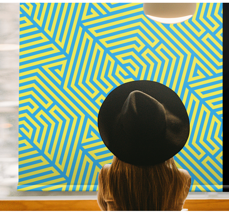 Geometrinis tiesinis išdėstymas Roletai tekstūra ir raštas - „Tenstickers“